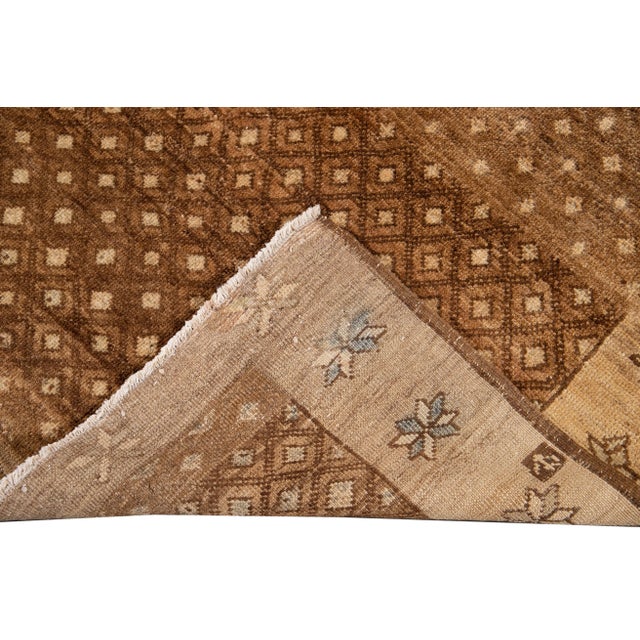 Mid- 20th Century Vintage Turkish Anatolian Kars Rug 8 X 10 For Sale - Image 4 of 13