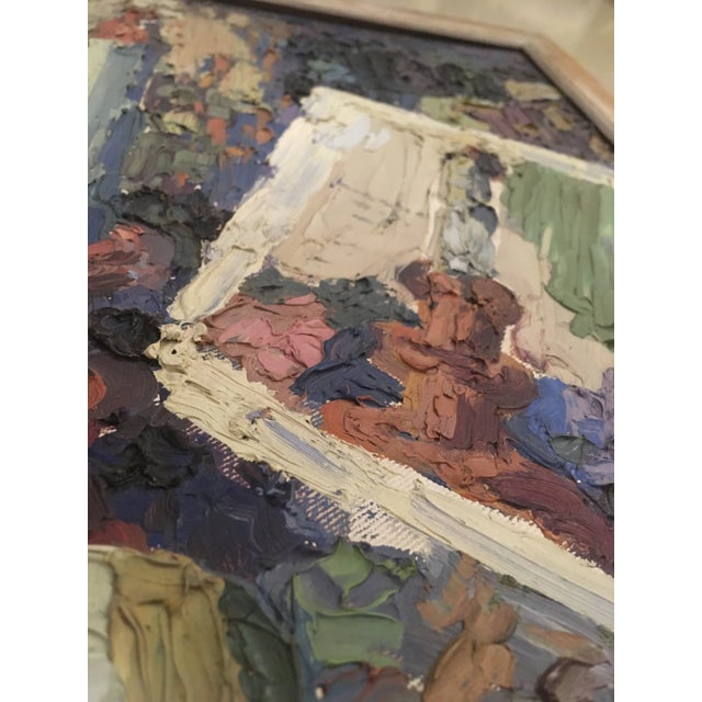 1910s Textural Painting on Board For Sale In Charleston - Image 6 of 7