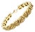 Vintage! Tiffany & Co Leaf Yellow Gold Link Bracelet 2002 For Sale
