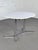 Vintage Oval and Extendable Dining Table in Chrome Metal with White Formica Top, 1950s For Sale - Image 15 of 16