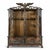 Black Forest Black Forest Antique Walnut Gun Cabinet For Sale - Image 4 of 7