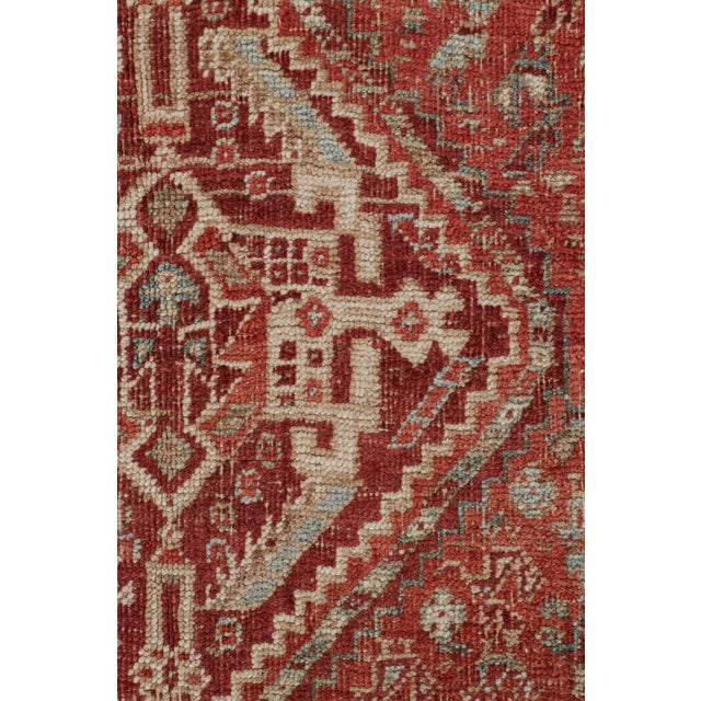 Vintage Ersari Rug in Red With Geometric Patterns From Rug & Kilim For Sale In New York - Image 6 of 8