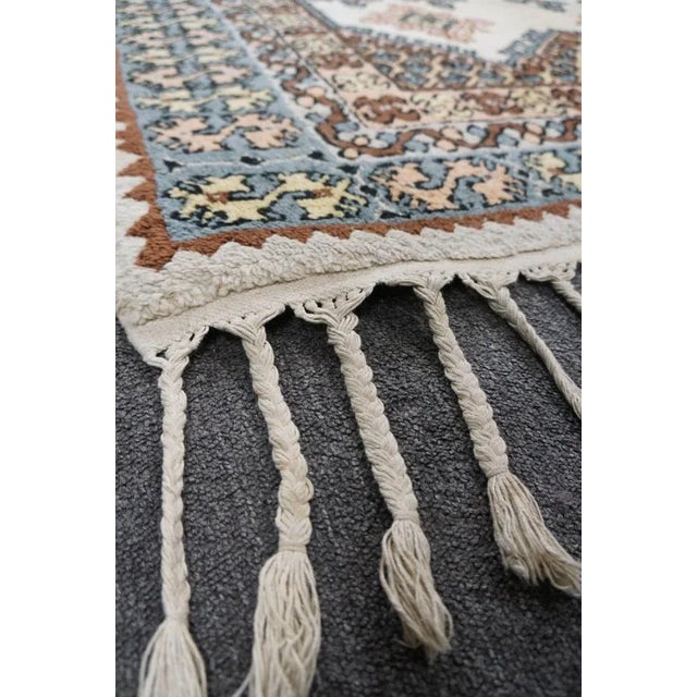 Tunisian Handmade Berber Rug For Sale - Image 4 of 6