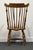 Wood Ethan Allen Hand Decorated Hitchcock Inspired Solid Maple Fiddleback Duxbury Accent Arm Chair 14-6072a - 601 Nutmeg Finish For Sale - Image 7 of 11