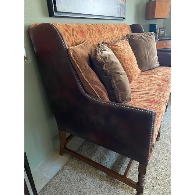 Century Furniture Reproduction Tuscany Style Hand Carved Open Leg Sofa Attributed to Century Furniture For Sale - Image 4 of 10