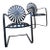 Francois Carre Cantilever Iron Rocking Chairs, Circa 1955, Attributed For Sale