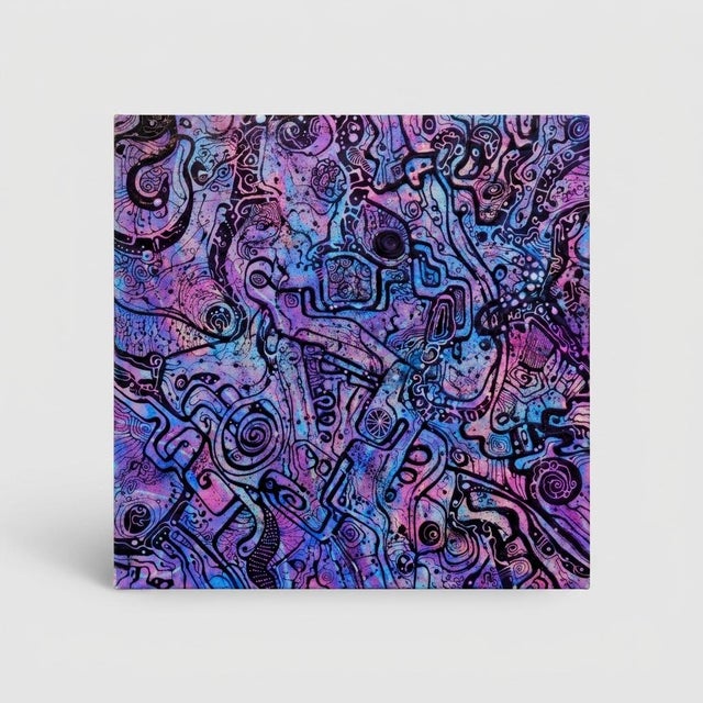 This is a one-of-a-kind original abstract painting by San Diego artist, Alexander Arshansky. Its dimensions are 20" x 20"...