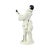 Vintage Ceramic Pierrot Statue with Lute, France, 1960s For Sale - Image 6 of 14