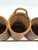 Wood Vintage Rattan Woven Condiment/ Utensil Holder Caddy For Sale - Image 7 of 7