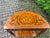 1970 French Artisan Louis XVI Mahogany Bronze Side Table-1 Pc For Sale - Image 9 of 10