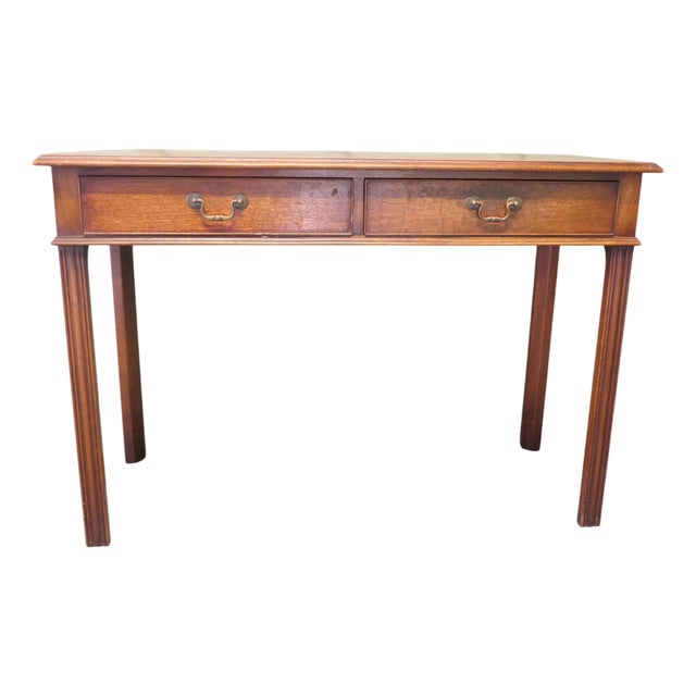 Vintage Writing Table in Teak, 1950 For Sale