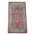 Ralph Lauren Turkish Red Beige Cross Weave Rug Runner Carpet Mat 47" For Sale