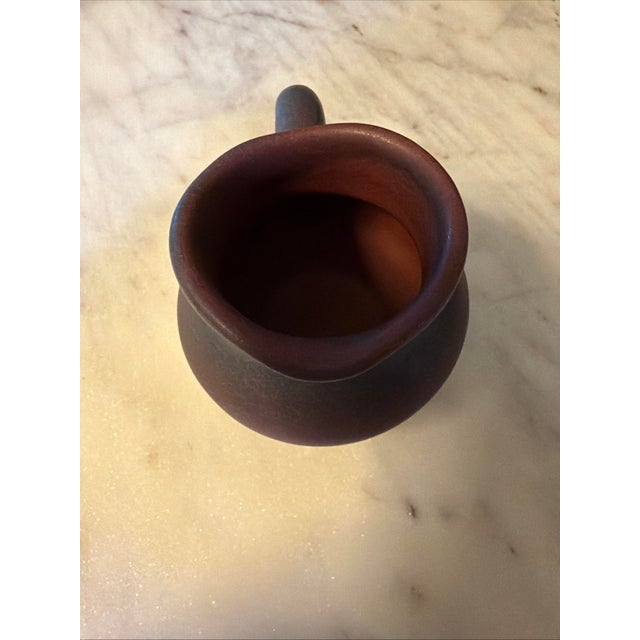 Vintage Van Briggle Pottery Mulberry Persian 2.5" Pitcher - Signed Aa "Original" For Sale - Image 6 of 9