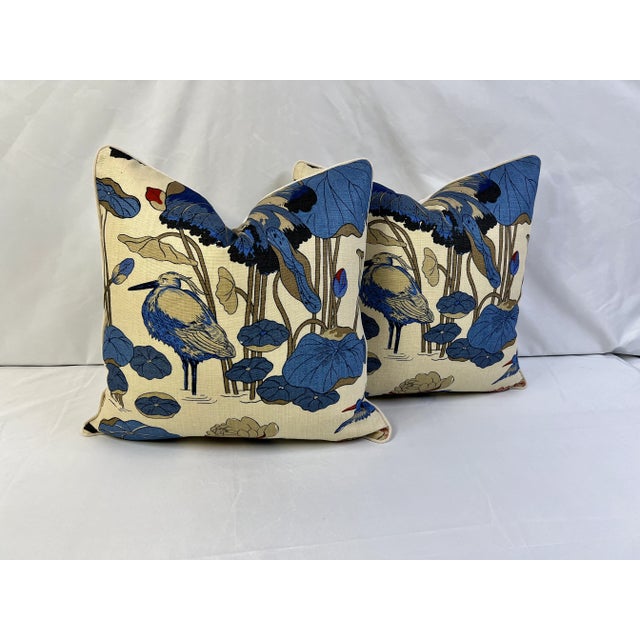 Early 21st Century Gp & J Baker Pillows- a Pair For Sale - Image 4 of 4