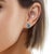Gold Natural Aquamarine Stud Earrings 14k White Gold 1.3 TCW Certified For Sale - Image 8 of 12