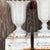 Vintage Boho Henderson Iron Works Petal Urns - Set of Two For Sale - Image 14 of 14