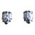 Murano 10 White Lattimo Glass Sconces - a Pair For Sale