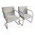 Mid Century Knoll International Brno Tubular Chrome Cantilever Chairs - Signed and Dated 1979 For Sale