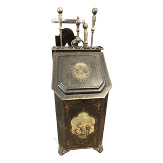Antique Victorian Coal Storage Bin For Sale