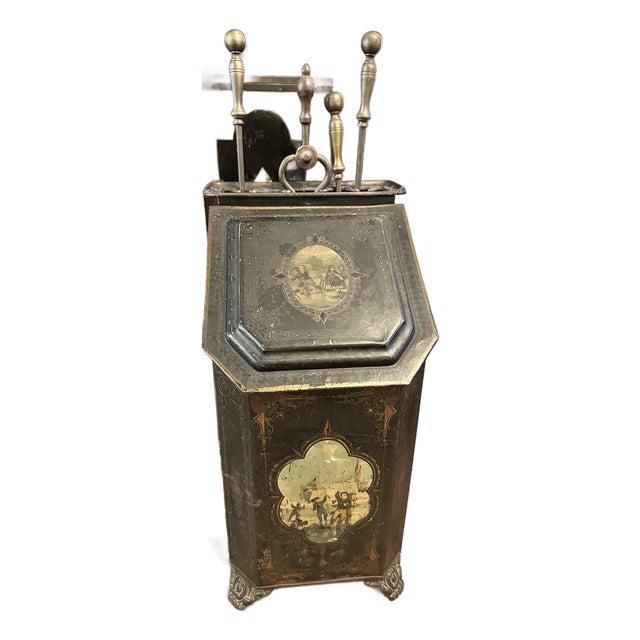 Antique Victorian Coal Storage Bin For Sale
