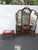 This rare Vanity Table and Stool is made out of wood, solid wood, walnut, mixed wood, burlwood, veneer, mirror, and...