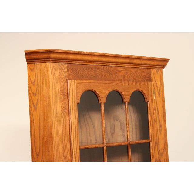 Vintage L. Hitchcock Traditional Oak Corner Chairish