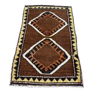 Turkish Yastik Rug 1'8" x 2'8" For Sale