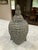 Mid-20th Century Asian Art Cast Concrete Like Buddha Head Tabletop Statue With Wabi-Sabi Patina For Sale In New Orleans - Image 6 of 8