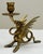 Vintage Brass Griffin Motif Candlestick Holder For Sale - Image 4 of 10
