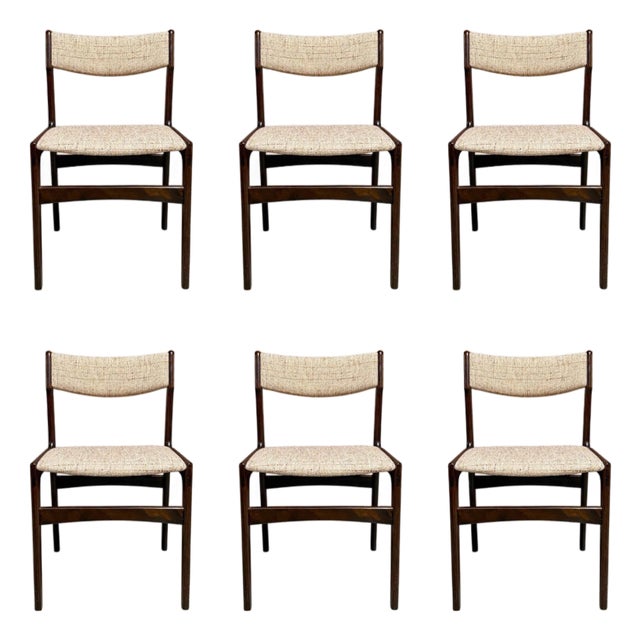 Danish Modern Dining Chairs by Erik Buch for Nova Stølefabrik, Attributed For Sale