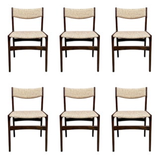 Erik Buch Dining Chairs, Nova Stølefabrik, Denmark, 1960s, Attributed For Sale