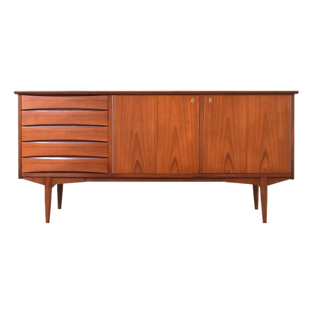 Mid-Century Modern Teak Sideboard from Frederik Kayser, 1960s For Sale