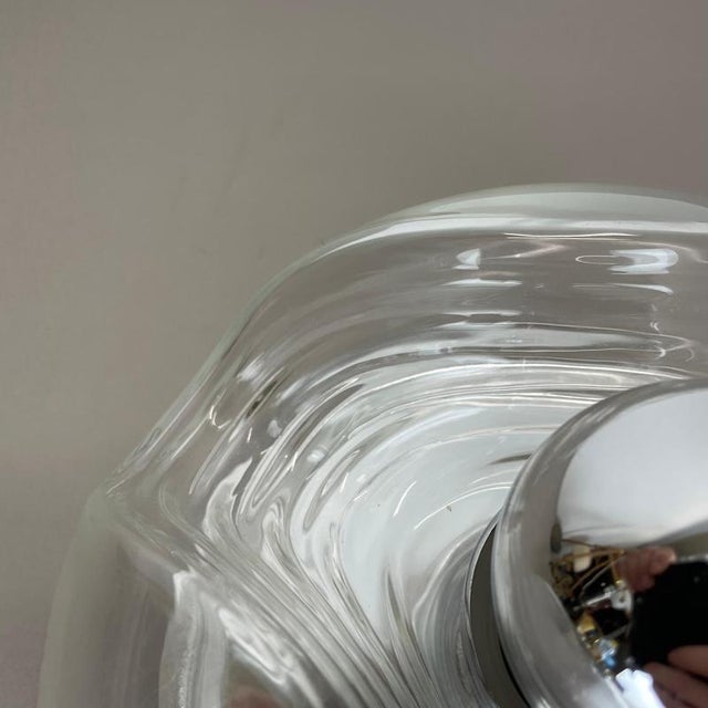 Vintage Wave Wall Ceiling Light from Peill & Putzler, Germany, 1970s For Sale - Image 8 of 17