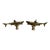 Vintage Small Coastal Solid Brass Shark Cabinetry Hardware Knobs/Pulls For Sale