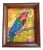 "Feathered Friend" Signed Original Contemporary Bird Collage, Framed For Sale