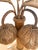 French Vintage Split Reed Palm Tree Table Lamp For Sale - Image 3 of 11