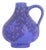 Hartwig Heyne Hoy West German Blue Ceramic Vase Jug For Sale
