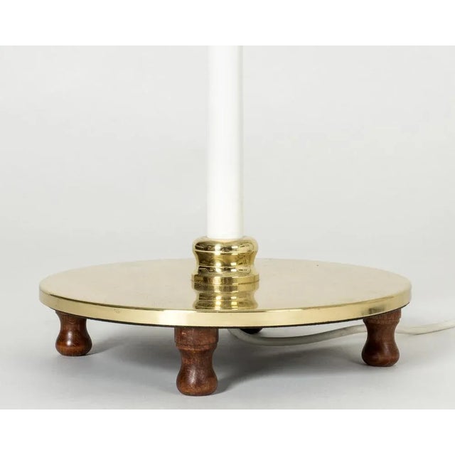 Gold Vintage Floor Lamps by Josef Frank for Svenskt Tenn, 1950s, Set of 2 For Sale - Image 8 of 10