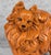 Ceramic Vintage 1970's Ceramic Pomeranian Dog Sculpture For Sale - Image 7 of 9