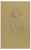 Augusto Monari, Nude, Drawing, Early 20th Century For Sale