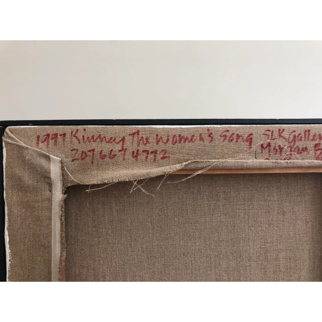 Large Original Oil on Canvas Kinney Painting Jean-Michael Basquiat Style For Sale In Boston - Image 6 of 13