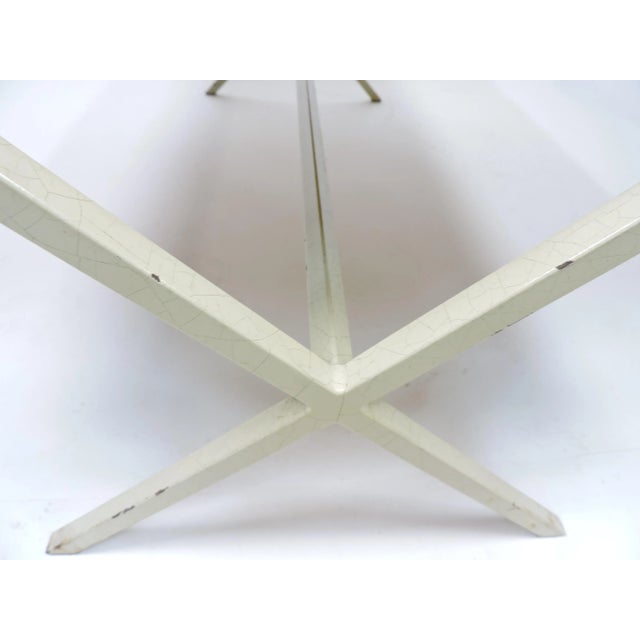 1950s Ladislav Rado Architectural Knoll and Drake X Base Coffee Table For Sale - Image 9 of 11