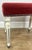 Textile Vintage French Upholstered Ottoman For Sale - Image 7 of 9