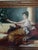 1990s Large Original Regency Fine Art Studio Painting “Woman With Lute” by Talach – Framed 60 X 47 For Sale - Image 15 of 15