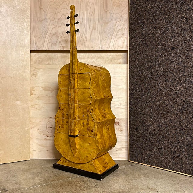 Art Deco 1930s Art Deco Cello Commode Cabinet For Sale - Image 3 of 18