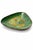 Striking handmade enamel-on-metal dish with an organic, freeform triangular shape. The interior features a richly speckled...