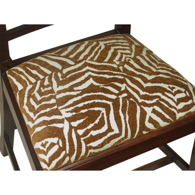 Wood 19th Century Regency Side Chairs - a Pair For Sale - Image 7 of 8