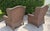 Wood Vintage Lane Venture Excursions Sculptural Rattan Wingback Armchairs, Pair For Sale - Image 7 of 16