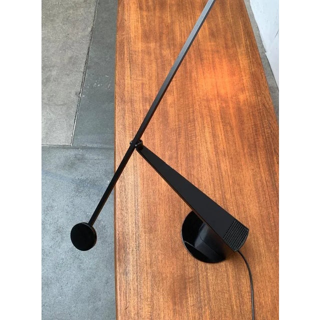 Black Postmodern Italian Ala Table Lamp by Rodolfo Bonetto for Iguzzini, 1980s For Sale - Image 8 of 18