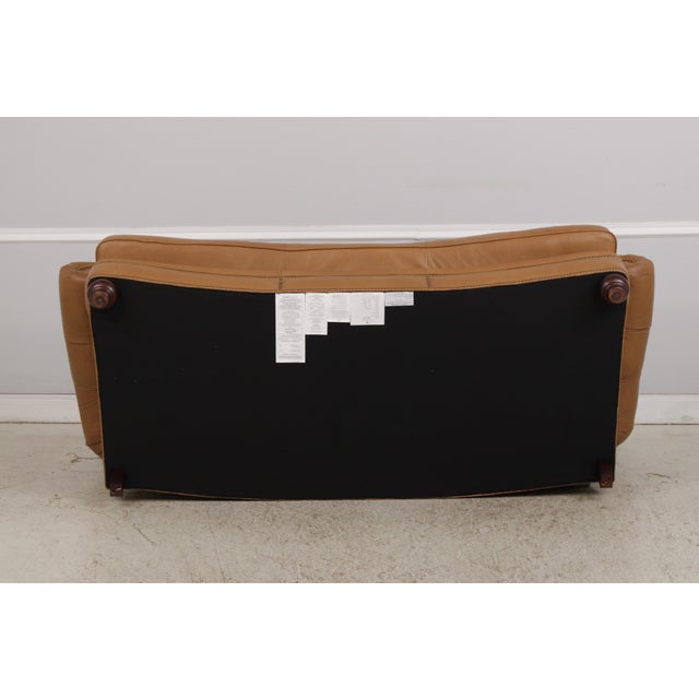 Maitland Smith Ra-324 Washington Leather Sofa For Sale - Image 16 of 18